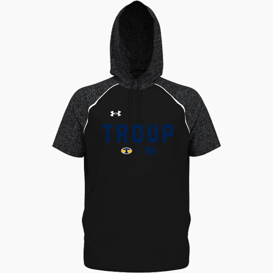 TROUP HIGH SCHOOL TIGERS <span class="pdp-name-mascot">TROUP TIGERS</span> UA Men's Command Warm-Up Short Sleeve Hoodie
