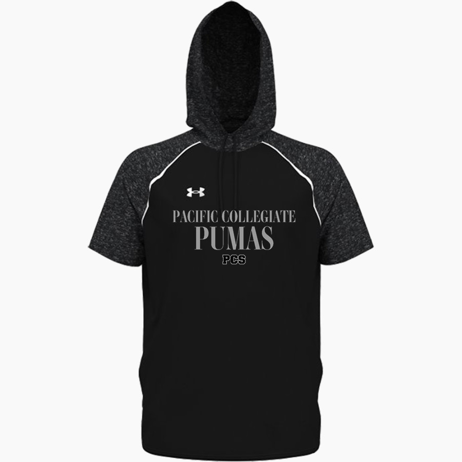 PACIFIC COLLEGIATE SCHOOL PUMAS <span class="pdp-name-mascot">PACIFIC COLLEGIATE PUMAS</span> UA Men's Command Warm-Up Short Sleeve Hoodie