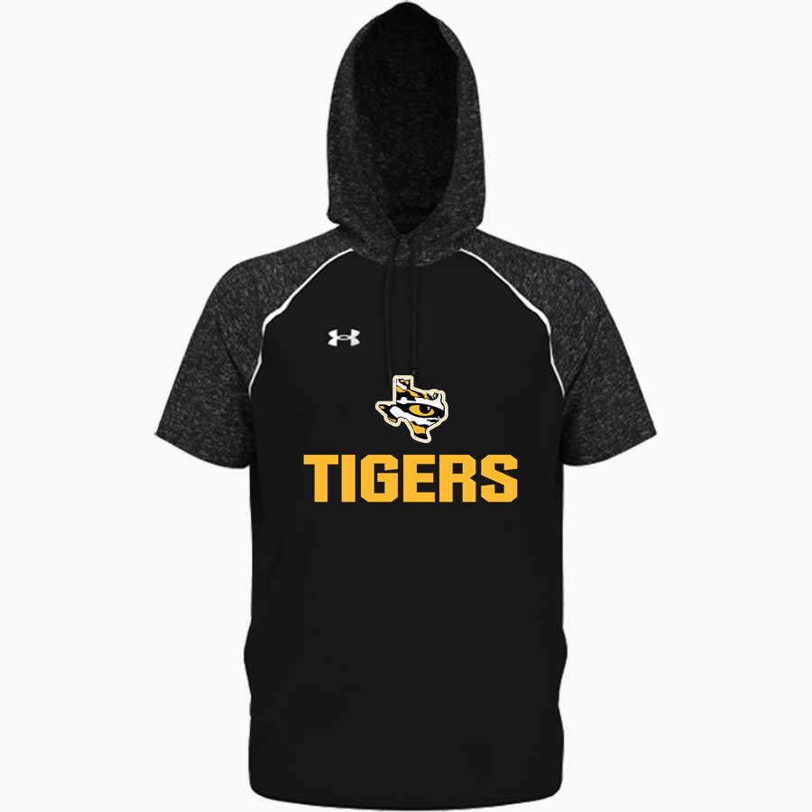 SEALY HIGH SCHOOL TIGERS UA Men's Command Warm-Up Short Sleeve Hoodie