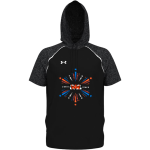 Tech High School Tigers <span class="pdp-name-mascot">Tech High School</span> UA Men's Command Warm-Up Short Sleeve Hoodie Front Thumbnail