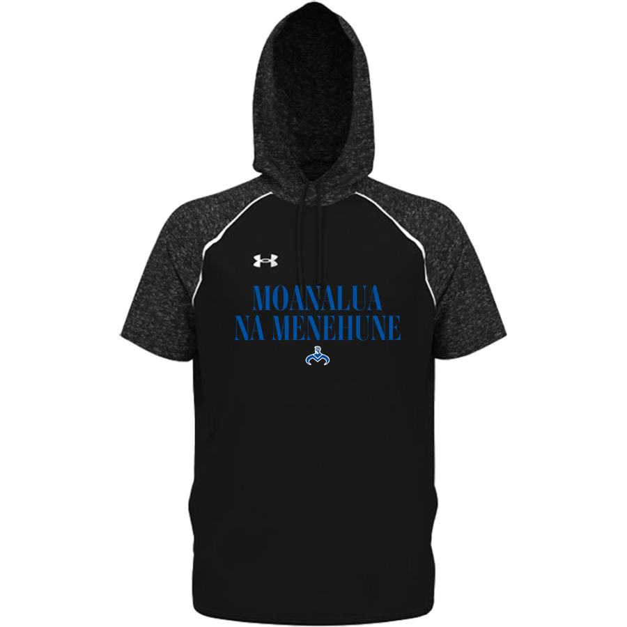 Moanalua Na Menehune <span class="pdp-name-mascot">Moanalua Menehunes</span> UA Men's Command Warm-Up Short Sleeve Hoodie