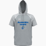 Devonshire Knights <span class="pdp-name-mascot">Devonshire Knights</span> UA Men's Command Warm-Up Short Sleeve Hoodie Front Thumbnail