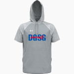 DGSG Bearcats <span class="pdp-name-mascot">Geyser Wranglers</span> UA Men's Command Warm-Up Short Sleeve Hoodie Front Thumbnail