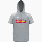 SENECA HIGH SCHOOL REDHAWKS <span class="pdp-name-mascot">SENECA REDHAWKS</span> UA Men's Command Warm-Up Short Sleeve Hoodie Front Thumbnail
