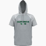 Calvary Christian Spartans <span class="pdp-name-mascot">Calvary Christian Spartans</span> UA Men's Command Warm-Up Short Sleeve Hoodie Front Thumbnail