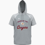 OLD COLONY REF VO TECH HIGH Cougars UA Men's Command Warm-Up Short Sleeve Hoodie Front Thumbnail