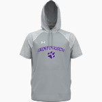 Josephinum Academy of the Sacred Heart <span class="pdp-name-mascot">Josephinum Academy Cougars</span> UA Men's Command Warm-Up Short Sleeve Hoodie Front Thumbnail