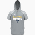 Trinity College Bantams The Official Online Store <span class="pdp-name-mascot">Trinity Bantams</span> UA Men's Command Warm-Up Short Sleeve Hoodie Front Thumbnail