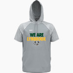 LYNBROOK HIGH SCHOOL OWLS UA Men's Command Warm-Up Short Sleeve Hoodie Front Thumbnail