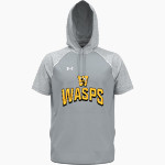 WASATCH HIGH SCHOOL WASPS UA Men's Command Warm-Up Short Sleeve Hoodie Front Thumbnail