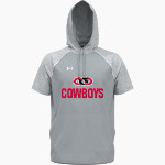 CLARION-GOLDFIELD-DOWS HIGH SCHOOL COWBOYS <span class="pdp-name-mascot">CLARION - GOLDFIELD COWBOYS</span> UA Men's Command Warm-Up Short Sleeve Hoodie Front Thumbnail