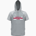 CONSTANTINE HIGH SCHOOL FALCONS <span class="pdp-name-mascot">CONSTANTINE FALCONS</span> UA Men's Command Warm-Up Short Sleeve Hoodie Front Thumbnail