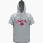 EXTREME SOFTBALL EXTREME SOFTBALL UA Men's Command Warm-Up Short Sleeve Hoodie Front Thumbnail