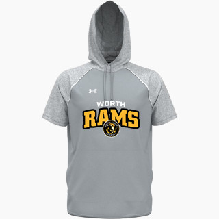 UA Men's Command Warm-Up Short Sleeve Hoodie