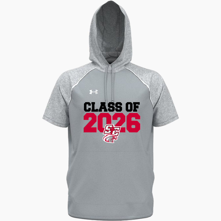 SANTIAM CHRISTIAN HIGH SCHOOL EAGLES <span class="pdp-name-mascot">SANTIAM CHRISTIAN EAGLES</span> UA Men's Command Warm-Up Short Sleeve Hoodie