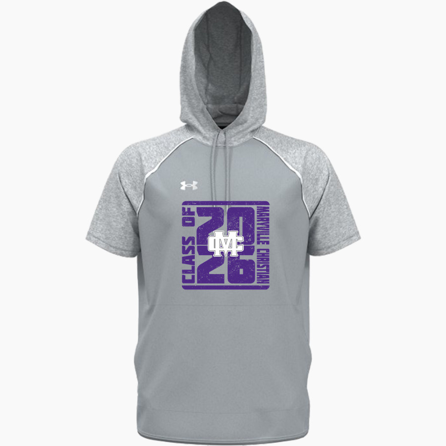 MARYVILLE CHRISTIAN SCHOOL EAGLES <span class="pdp-name-mascot">MARYVILLE CHRISTIAN EAGLES</span> UA Men's Command Warm-Up Short Sleeve Hoodie