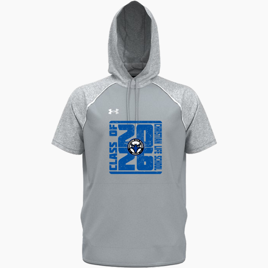 Christian Life School Eagles <span class="pdp-name-mascot">Christian Life School Eagles</span> UA Men's Command Warm-Up Short Sleeve Hoodie