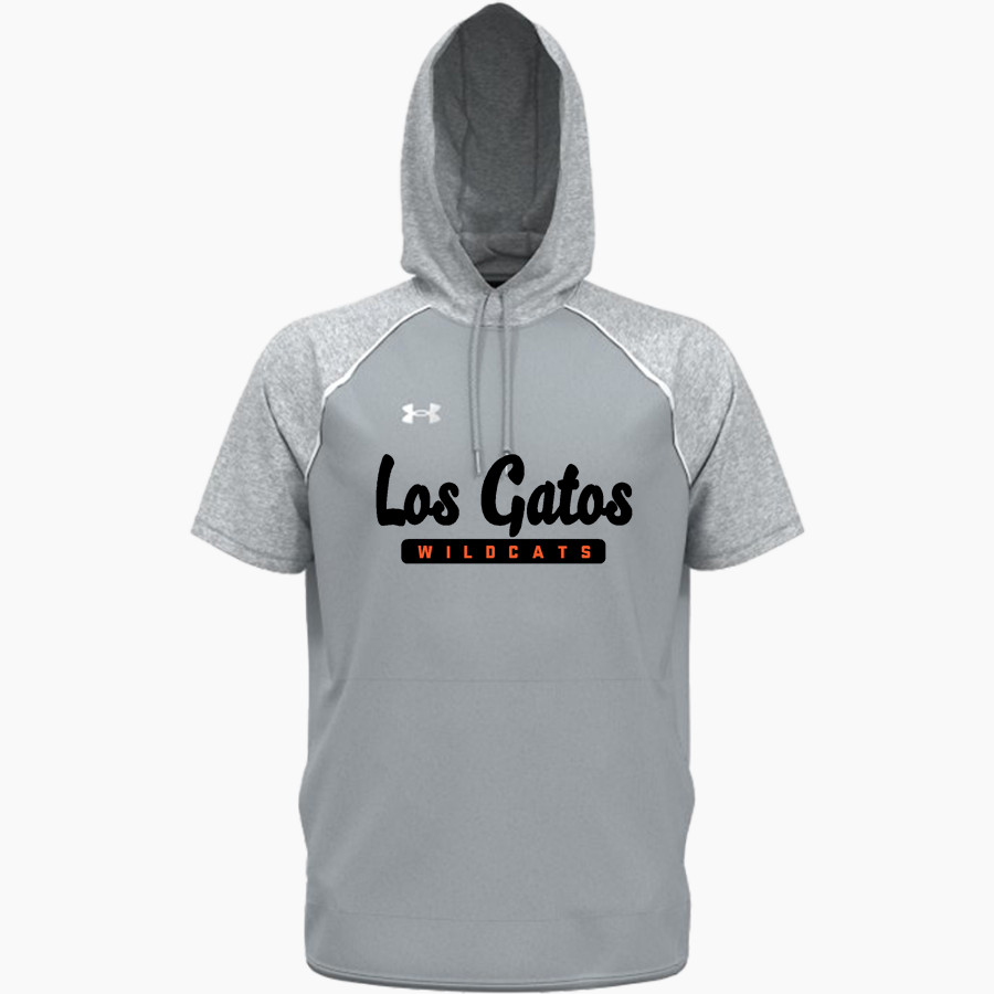 LOS GATOS HIGH SCHOOL WILDCATS <span class="pdp-name-mascot">LOS GATOS WILDCATS</span> UA Men's Command Warm-Up Short Sleeve Hoodie