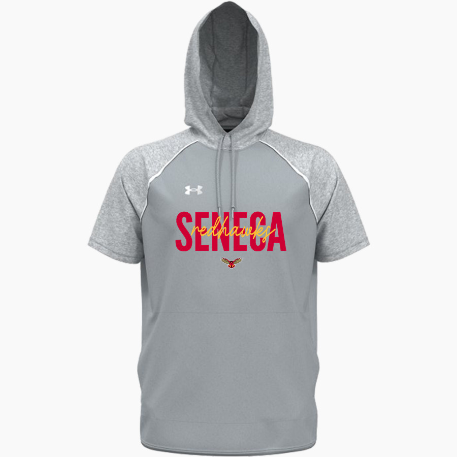 SENECA HIGH SCHOOL REDHAWKS <span class="pdp-name-mascot">SENECA REDHAWKS</span> UA Men's Command Warm-Up Short Sleeve Hoodie