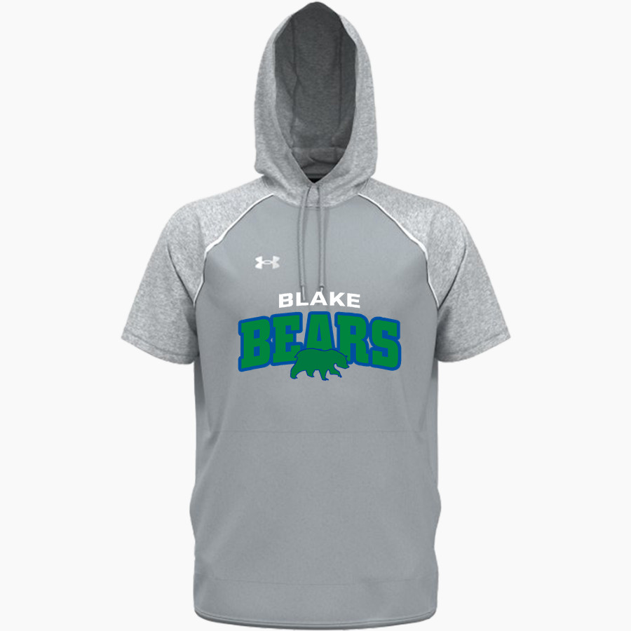 The Blake School BEARS ONLINE STORE UA Men's Command Warm-Up Short Sleeve Hoodie