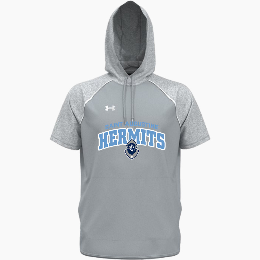SAINT AUGUSTINE PREP SCHOOL HERMITS <span class="pdp-name-mascot">SAINT AUGUSTINE HERMITS</span> UA Men's Command Warm-Up Short Sleeve Hoodie