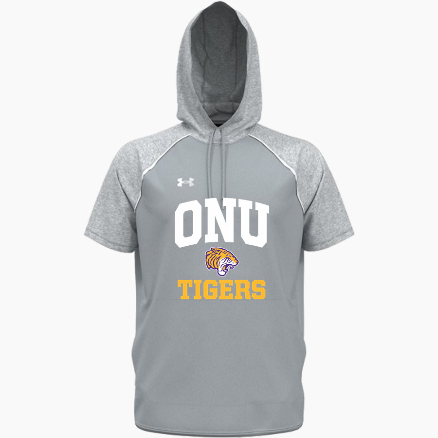 Olivet Nazarene Tigers UA Men's Command Warm-Up Short Sleeve Hoodie