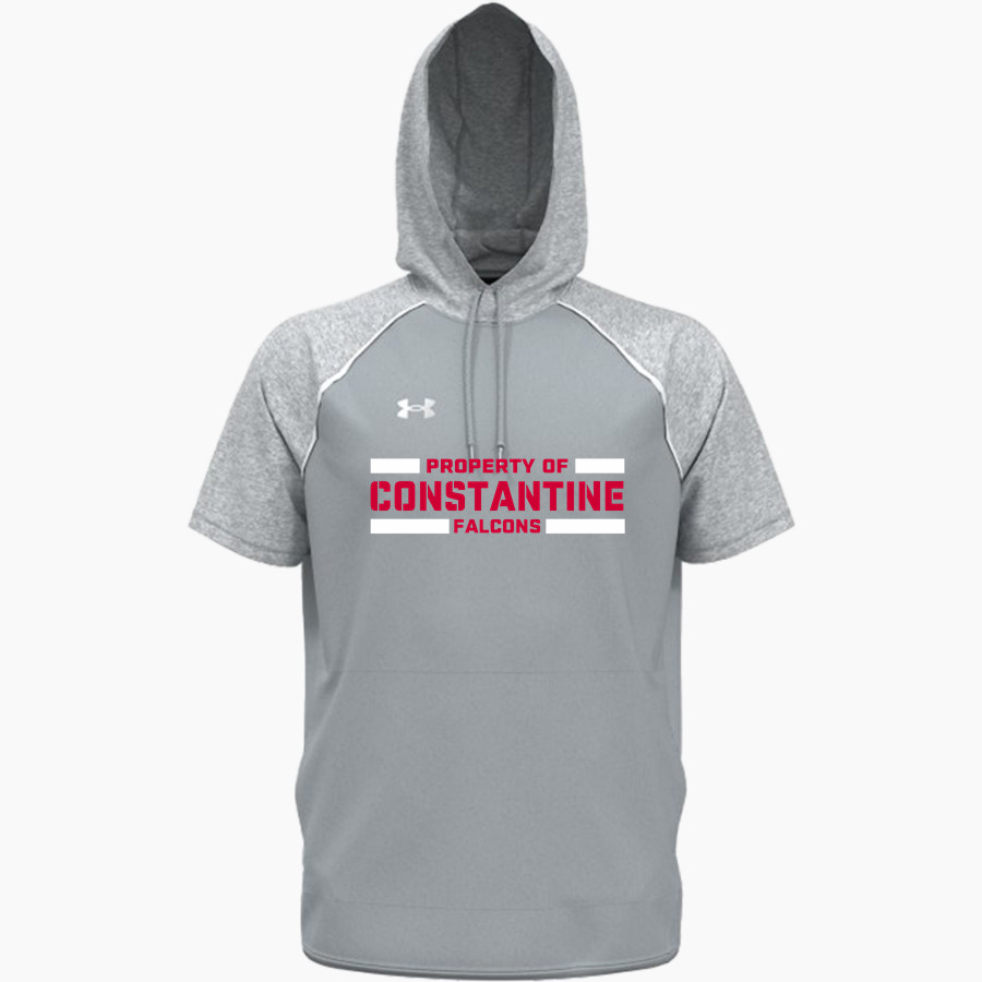CONSTANTINE HIGH SCHOOL FALCONS <span class="pdp-name-mascot">CONSTANTINE FALCONS</span> UA Men's Command Warm-Up Short Sleeve Hoodie