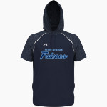 Perry Meridian Falcons UA Men's Command Warm-Up Short Sleeve Hoodie Front Thumbnail