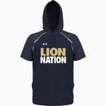 Calvary Lions <span class="pdp-name-mascot">Calvary Lions</span> UA Men's Command Warm-Up Short Sleeve Hoodie Front Thumbnail