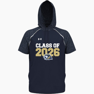 UA Men's Command Warm-Up Short Sleeve Hoodie