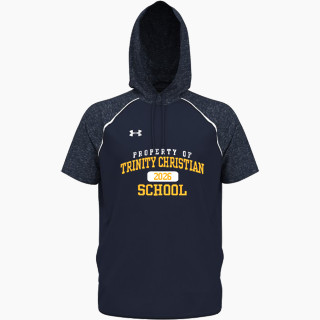 UA Men's Command Warm-Up Short Sleeve Hoodie