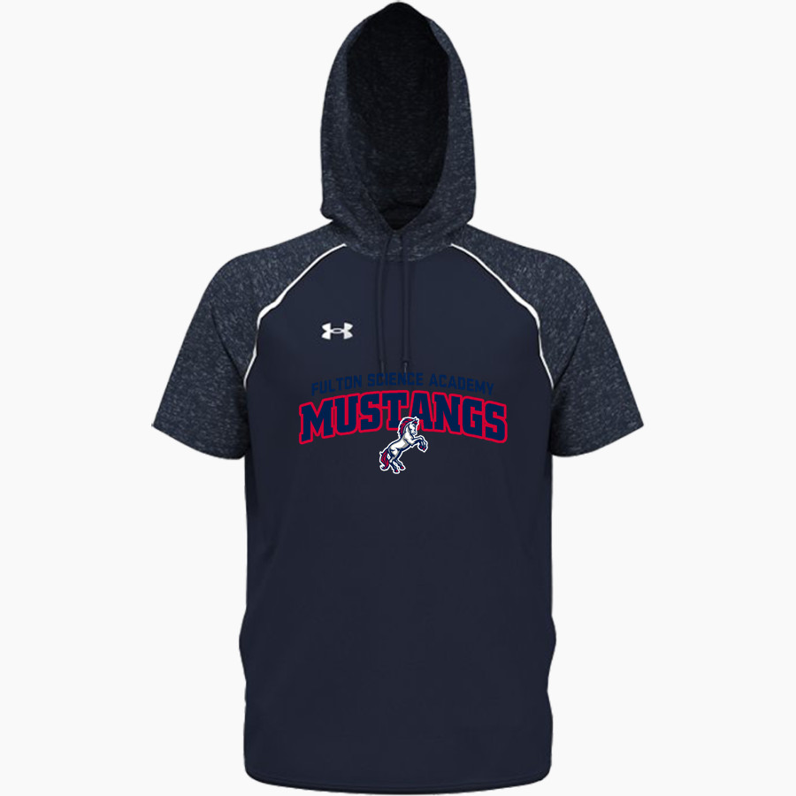 Fulton Science Academy Mustangs <span class="pdp-name-mascot">Fulton Science Academy Mustangs</span> UA Men's Command Warm-Up Short Sleeve Hoodie