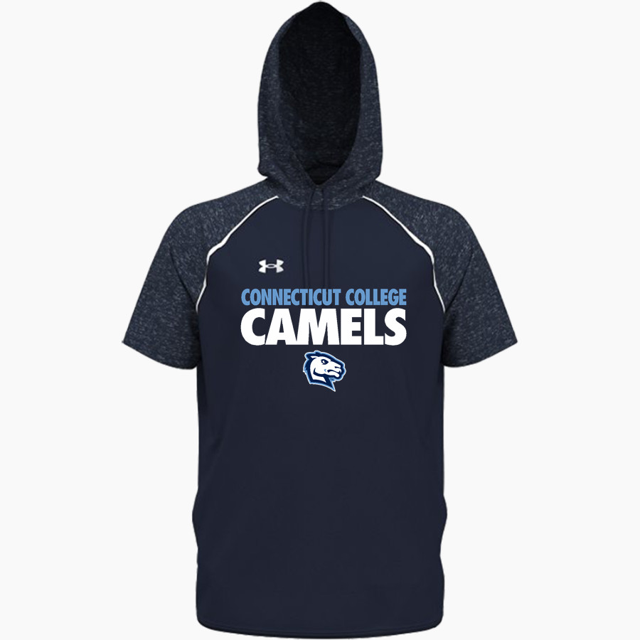 Connecticut College Camels <span class="pdp-name-mascot">Connecticut College Camels</span> UA Men's Command Warm-Up Short Sleeve Hoodie
