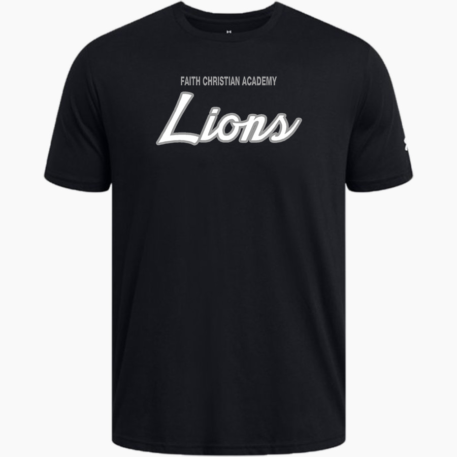 FAITH CHRISTIAN ACADEMY LIONS <span class="pdp-name-mascot">FAITH LIONS</span> UA Men's Athletics Short Sleeve Tee