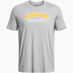 HIGHLAND HIGH SCHOOL HUSKIES UA Men's Athletics Short Sleeve Tee Front Thumbnail
