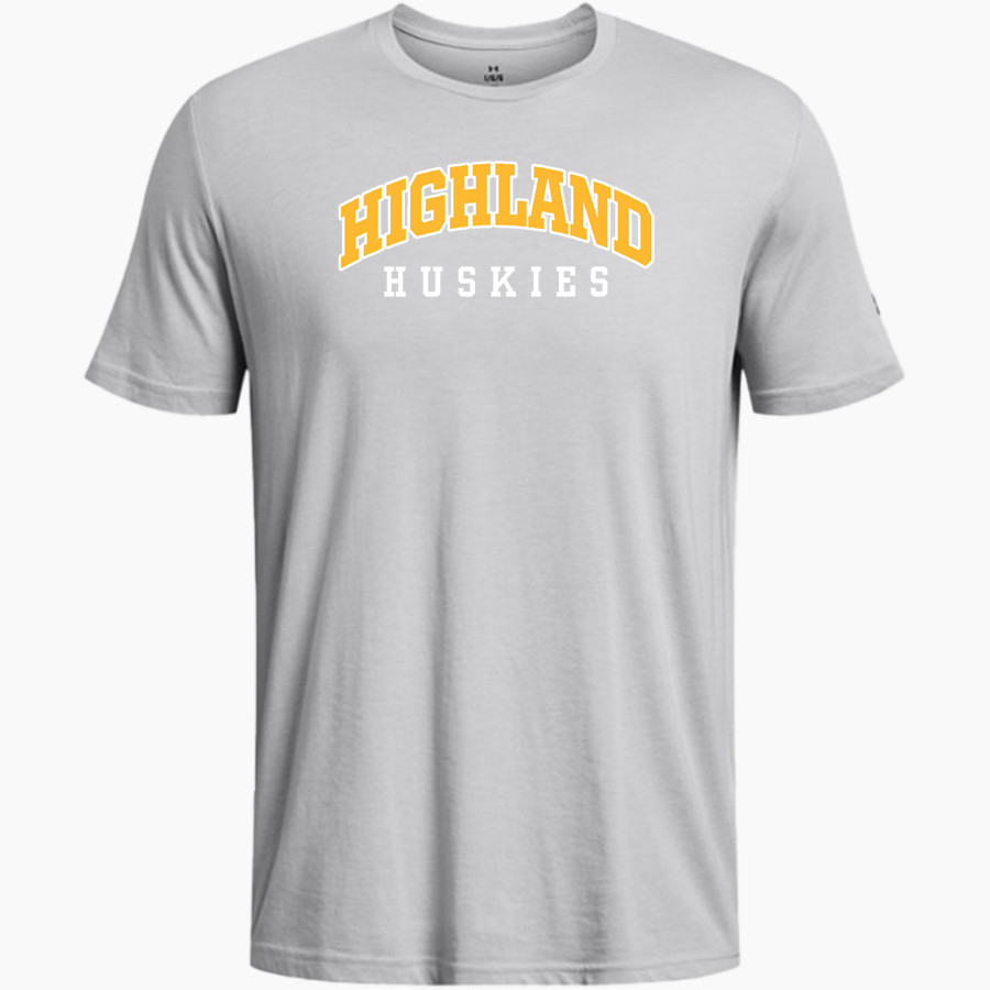 HIGHLAND HIGH SCHOOL HUSKIES UA Men's Athletics Short Sleeve Tee
