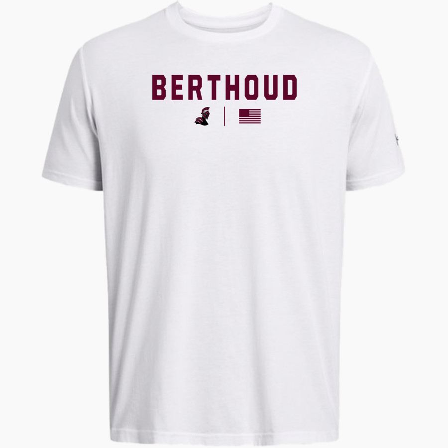 BERTHOUD HIGH SCHOOL SPARTANS <span class="pdp-name-mascot">BERTHOUD SPARTANS</span> UA Men's Athletics Short Sleeve Tee