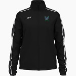 Warren Wilson Owls UA Women's Command Warm-Up Full Zip Jacket Front Thumbnail