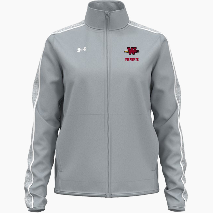 Wisconsin School For The Deaf Firebirds <span class="pdp-name-mascot">Wisconsin School For The Deaf Firebirds</span> UA Women's Command Warm-Up Full Zip Jacket