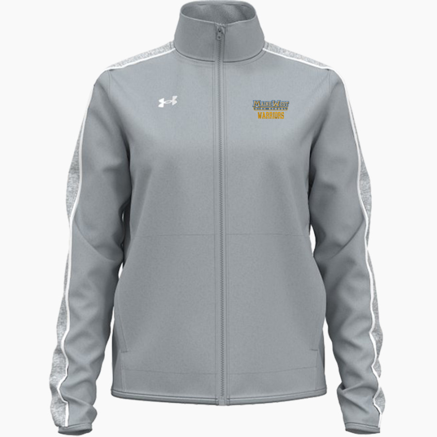 Maine West Warriors <span class="pdp-name-mascot">Maine West High School Warriors</span> UA Women's Command Warm-Up Full Zip Jacket