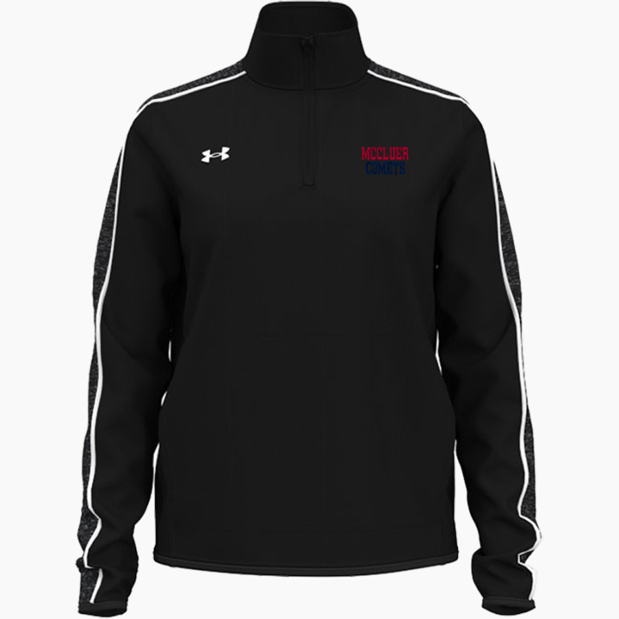MCCLUER HIGH SCHOOL COMETS <span class="pdp-name-mascot">MCCLUER COMETS</span> UA Women's Command Warm-Up 1/4 Zip Pullover