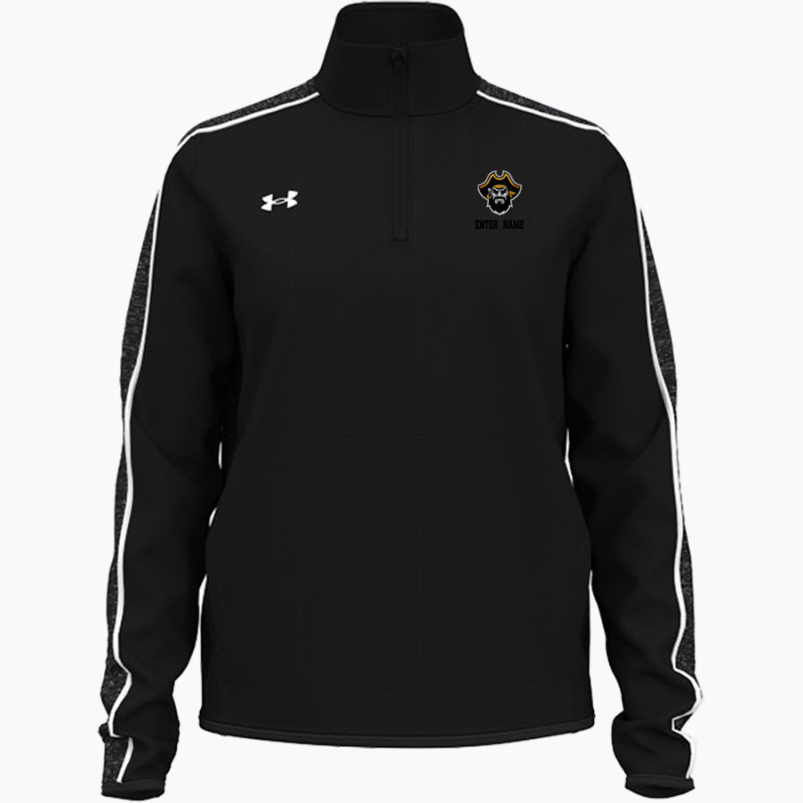 CRANDALL HIGH SCHOOL PIRATES UA Women's Command Warm-Up 1/4 Zip Pullover