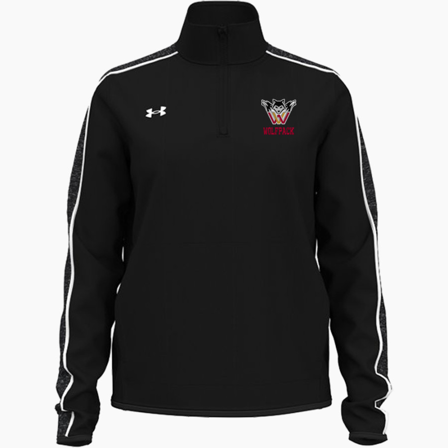 WEST VALLEY HIGH SCHOOL WOLFPACK <span class="pdp-name-mascot">WEST VALLEY WOLFPACK</span> UA Women's Command Warm-Up 1/4 Zip Pullover