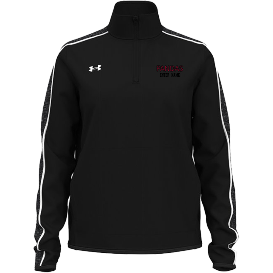 Pate Pandas <span class="pdp-name-mascot">Pate Elementary School Pandas</span> UA Women's Command Warm-Up 1/4 Zip Pullover