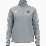 Red Hook Faculty Association RHFA UA Women's Command Warm-Up 1/4 Zip Pullover Front Thumbnail