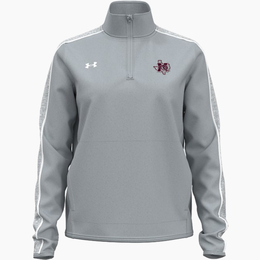 MILLSAP HIGH SCHOOL BULLDOGS <span class="pdp-name-mascot">MILLSAP BULLDOGS</span> UA Women's Command Warm-Up 1/4 Zip Pullover