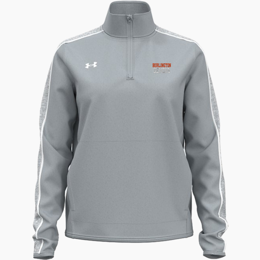 BURLINGTON HIGH SCHOOL DEMONS <span class="pdp-name-mascot">BURLINGTON DEMONS</span> UA Women's Command Warm-Up 1/4 Zip Pullover