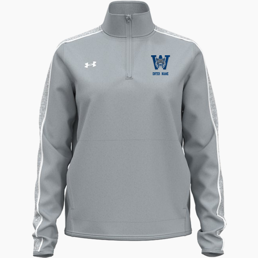 WELCH HIGH SCHOOL WILDCATS <span class="pdp-name-mascot">WELCH WILDCATS</span> UA Women's Command Warm-Up 1/4 Zip Pullover