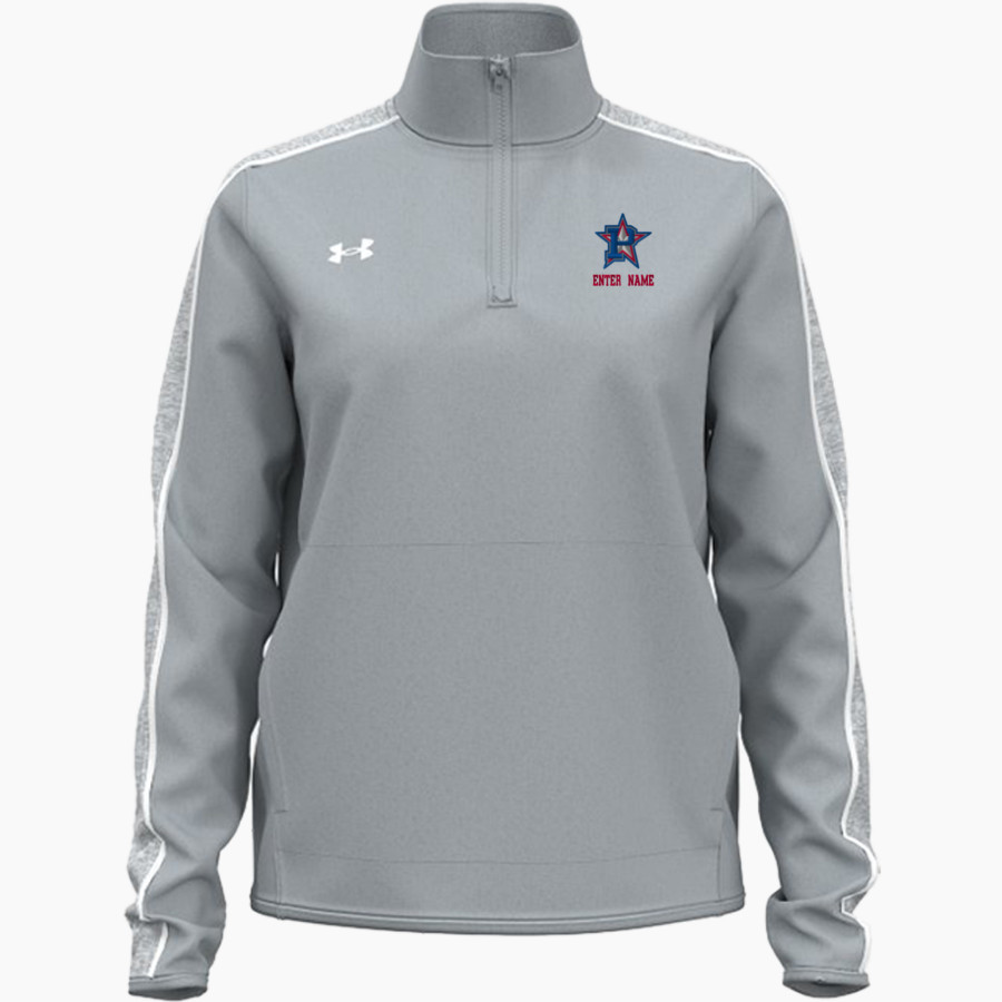Thomas Jefferson Patriots <span class="pdp-name-mascot">Thomas Jefferson Patriots</span> UA Women's Command Warm-Up 1/4 Zip Pullover