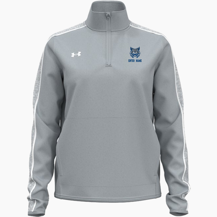 WELCH HIGH SCHOOL WILDCATS UA Women's Command Warm-Up 1/4 Zip Pullover